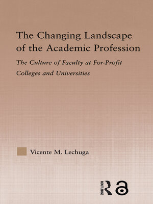 cover image of The Changing Landscape of the Academic Profession
